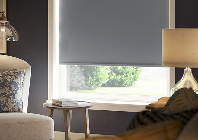 Palermo (Blackout), Dark Grey - Roller Blind - Image 5